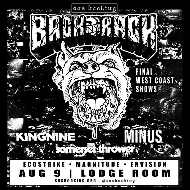 La show is currently sold out but we will have limited tickets available tomorrow at 12pm at sosbooking.org. We also have east coast heat hopping on the bill. See ya Friday